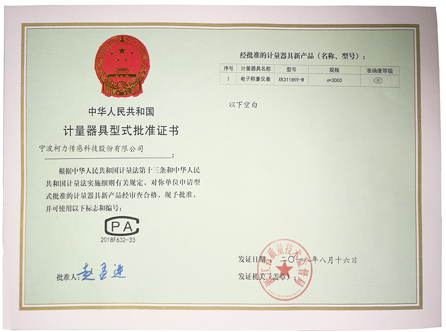 电子称重仪表：XK3118K9-W