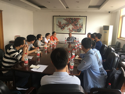 hth官网入口总部研发人员前往余姚太平洋开展技术交流