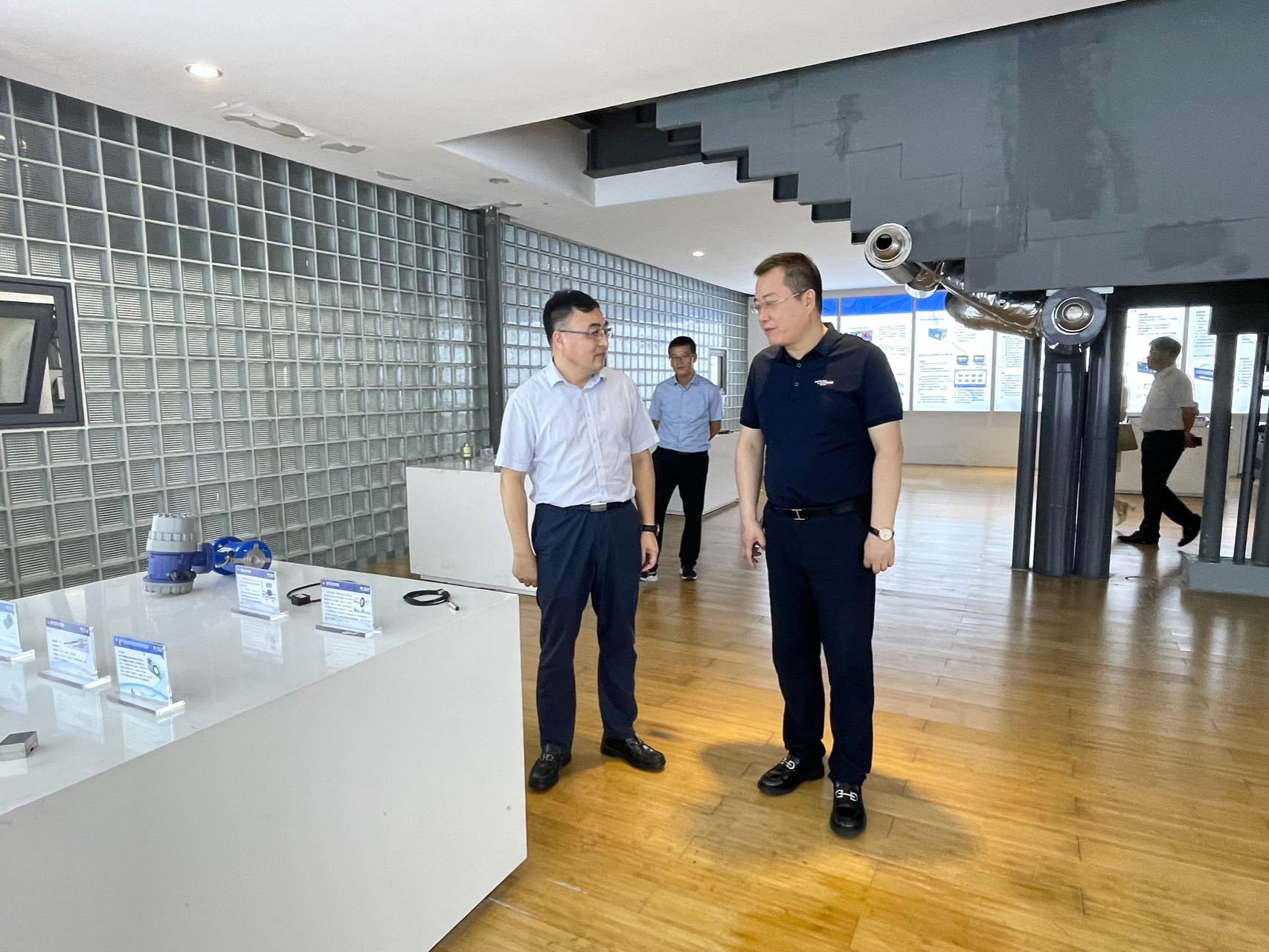 宁波市委副秘书长、甬江科创办常务副主任徐云一行莅临hth官网入口调研交流