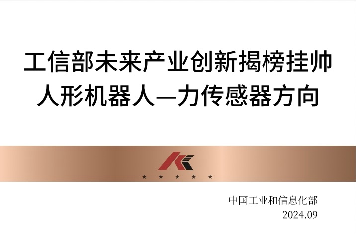 工信部未来产业创新揭榜挂帅—人形机器人—力传感器方向
